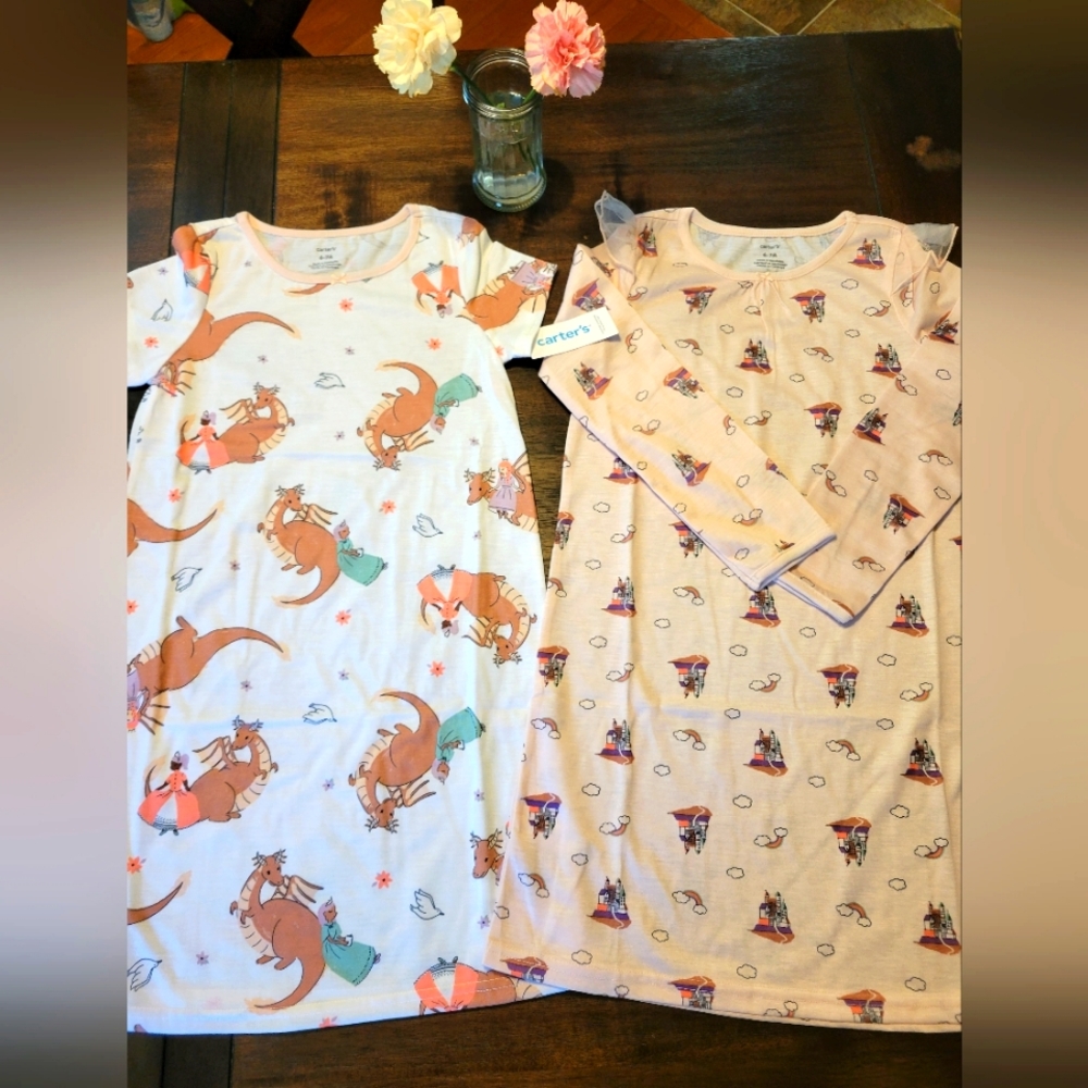 ❤️FINAL DROP. NWT Carter's Nightgowns ❤️